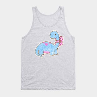 Ribbon Dinosaur Tank Top